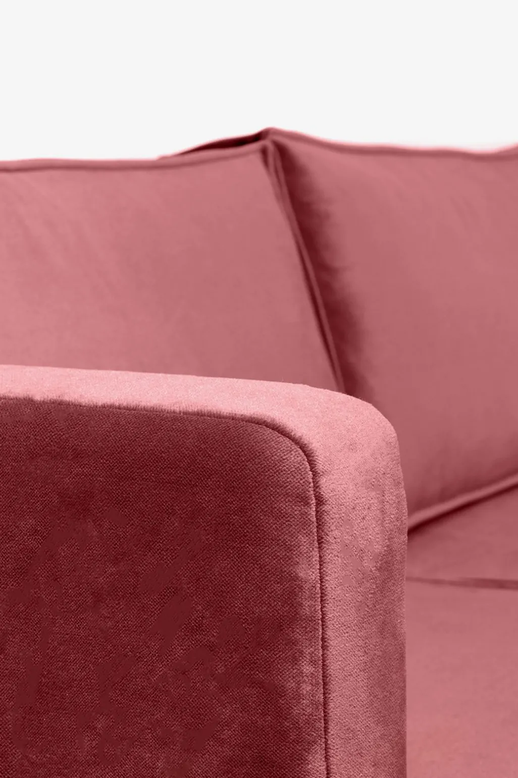The Duchess velvet 3,5-zits bank pink