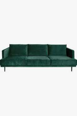 The Duchess velvet 3,5-zits bank groen