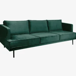 The Duchess velvet 3,5-zits bank groen
