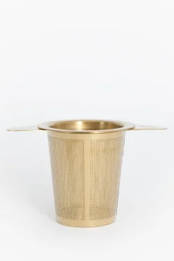 Thee infuser goudkleurig