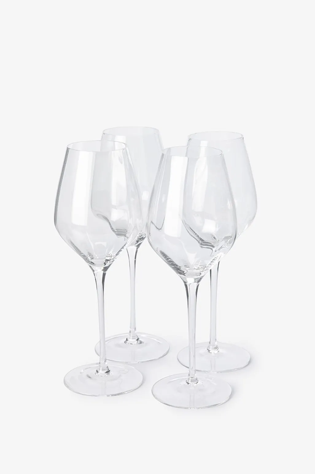 Transparant wijnglas