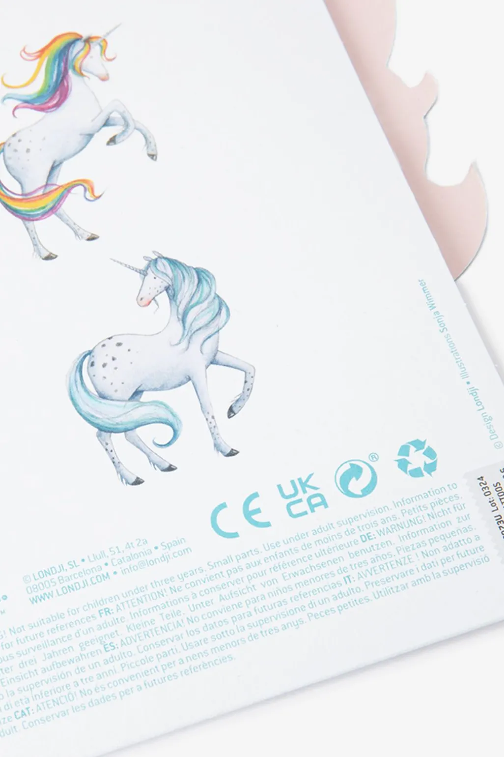 Unicorn tattoos 10 stuks groot