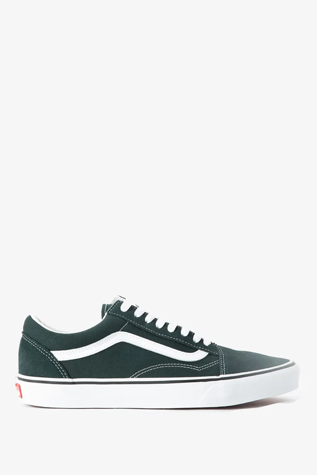 Vans Old Skool lage donkergroene sneakers