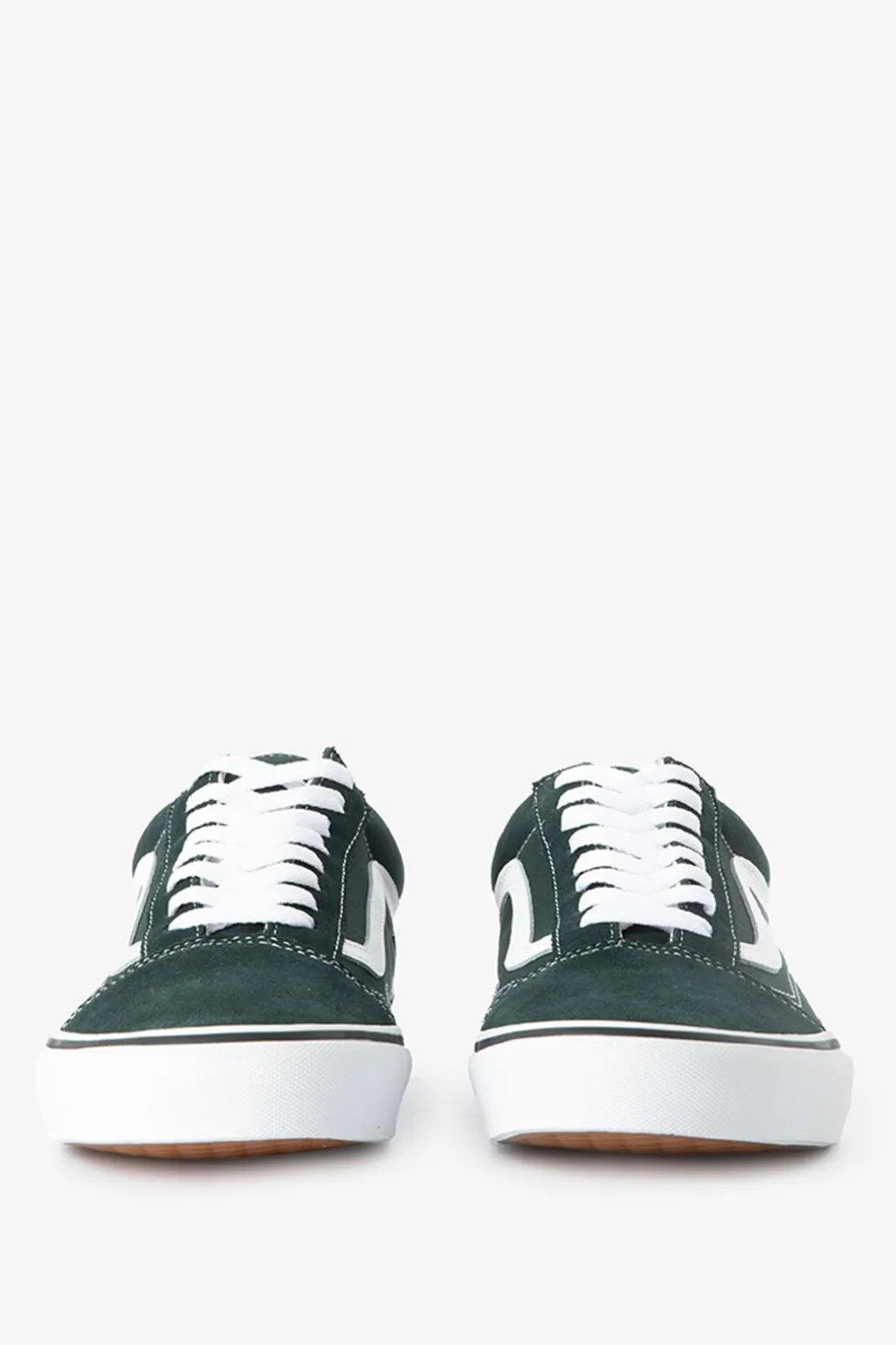 Vans Old Skool lage donkergroene sneakers