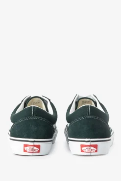 Vans Old Skool lage donkergroene sneakers