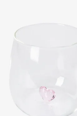 Waterglazen met hartje