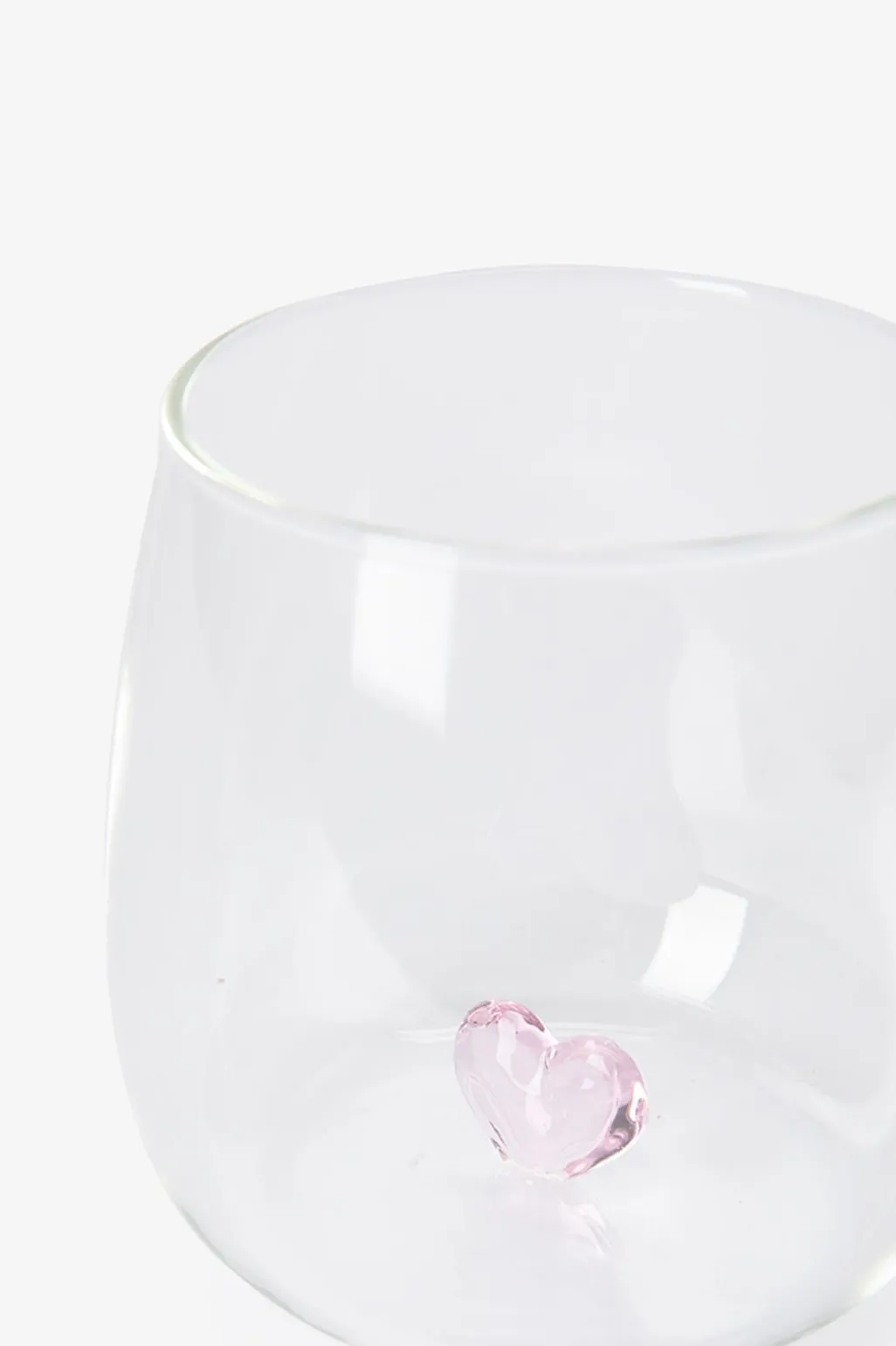 Waterglazen met hartje