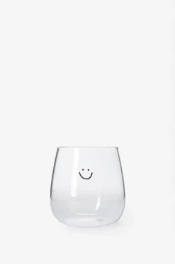 Waterglazen met smiley