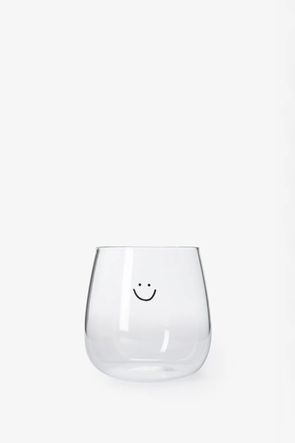 Waterglazen met smiley