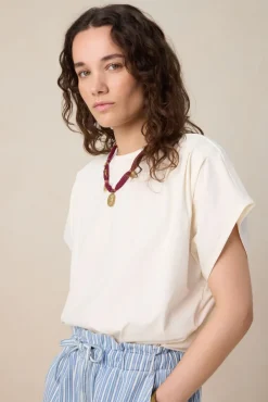 Wit boxy t-shirt