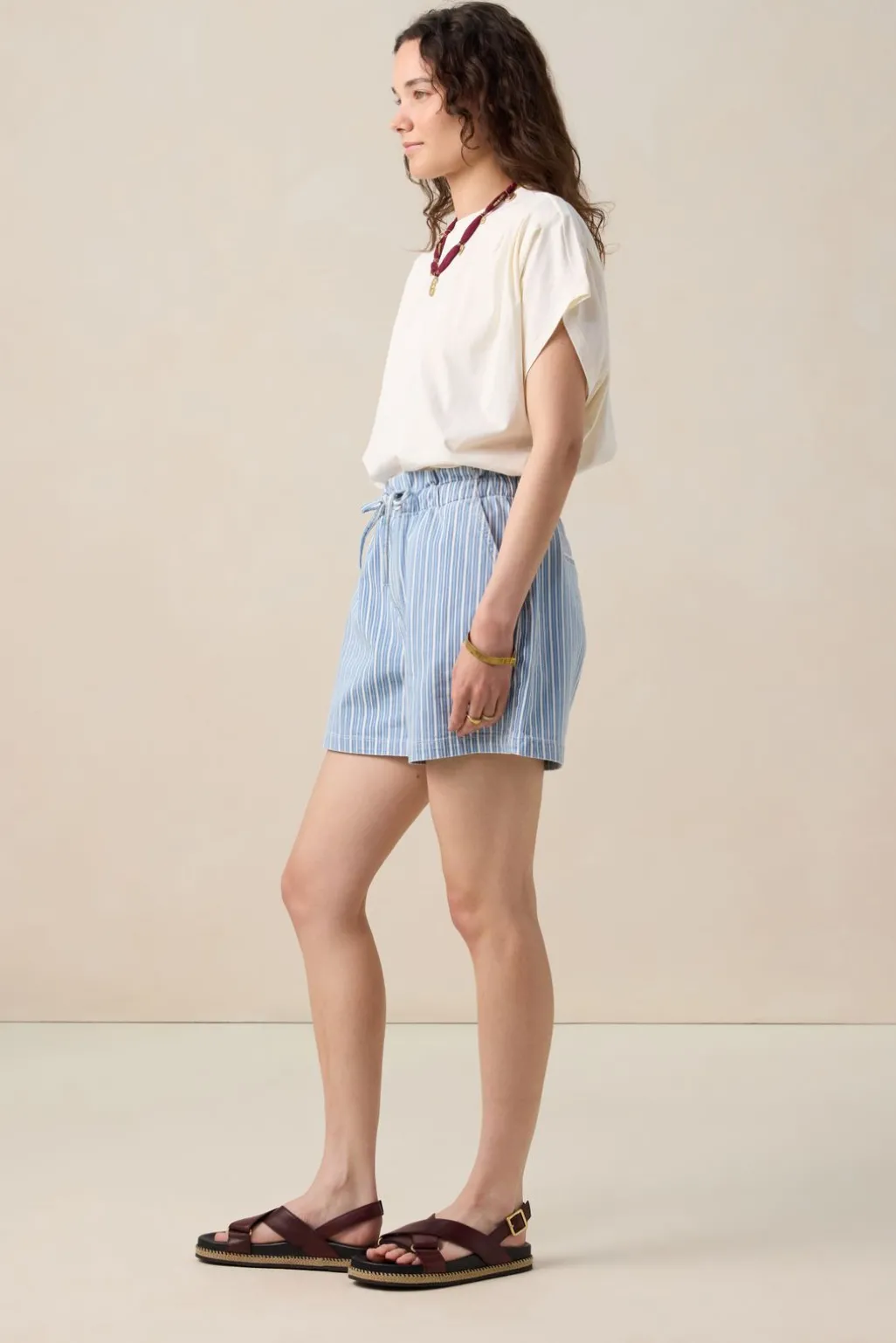 Wit boxy t-shirt