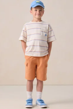 Wit gestreept T-shirt