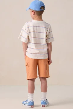 Wit gestreept T-shirt