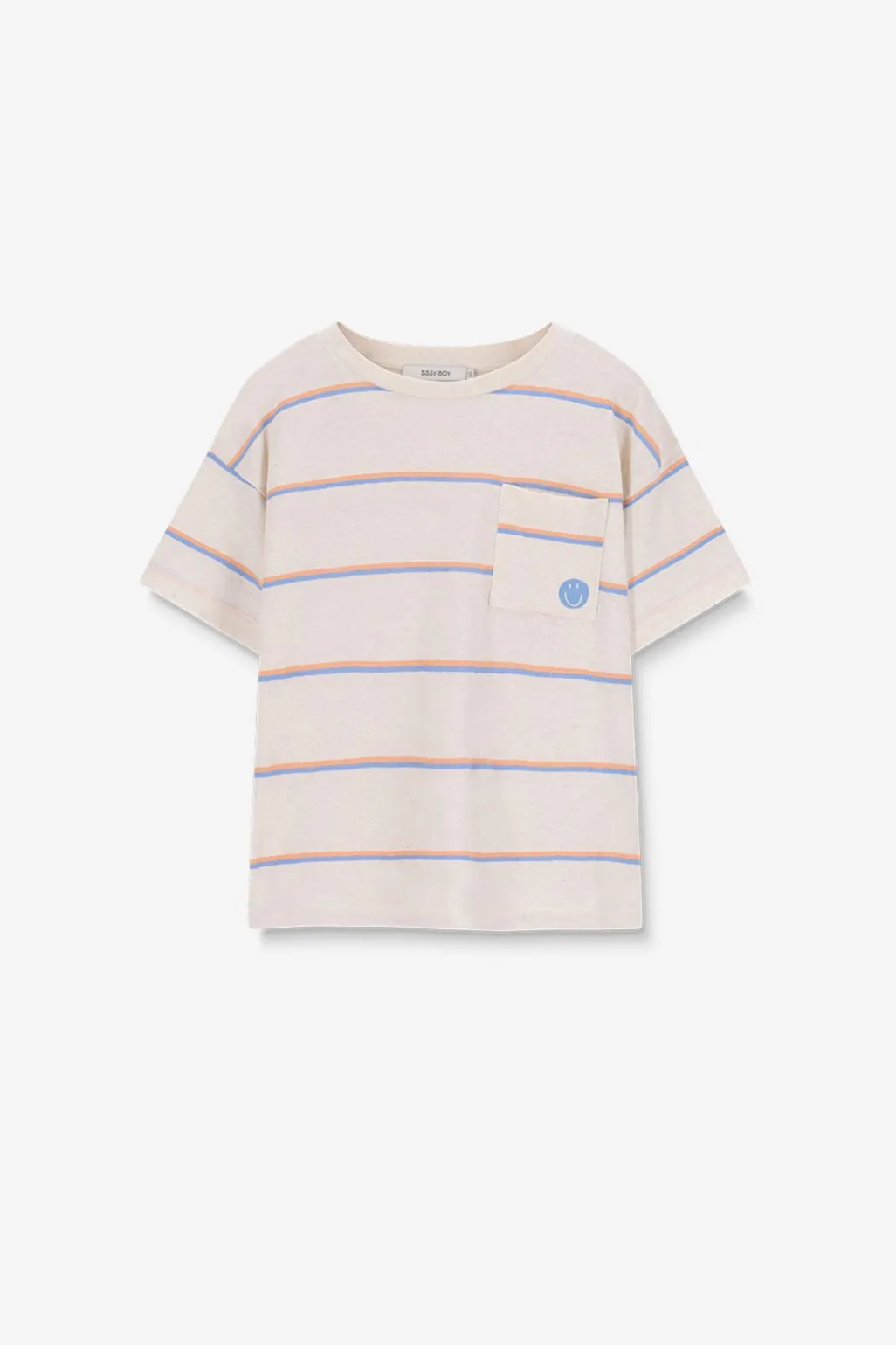 Wit gestreept T-shirt