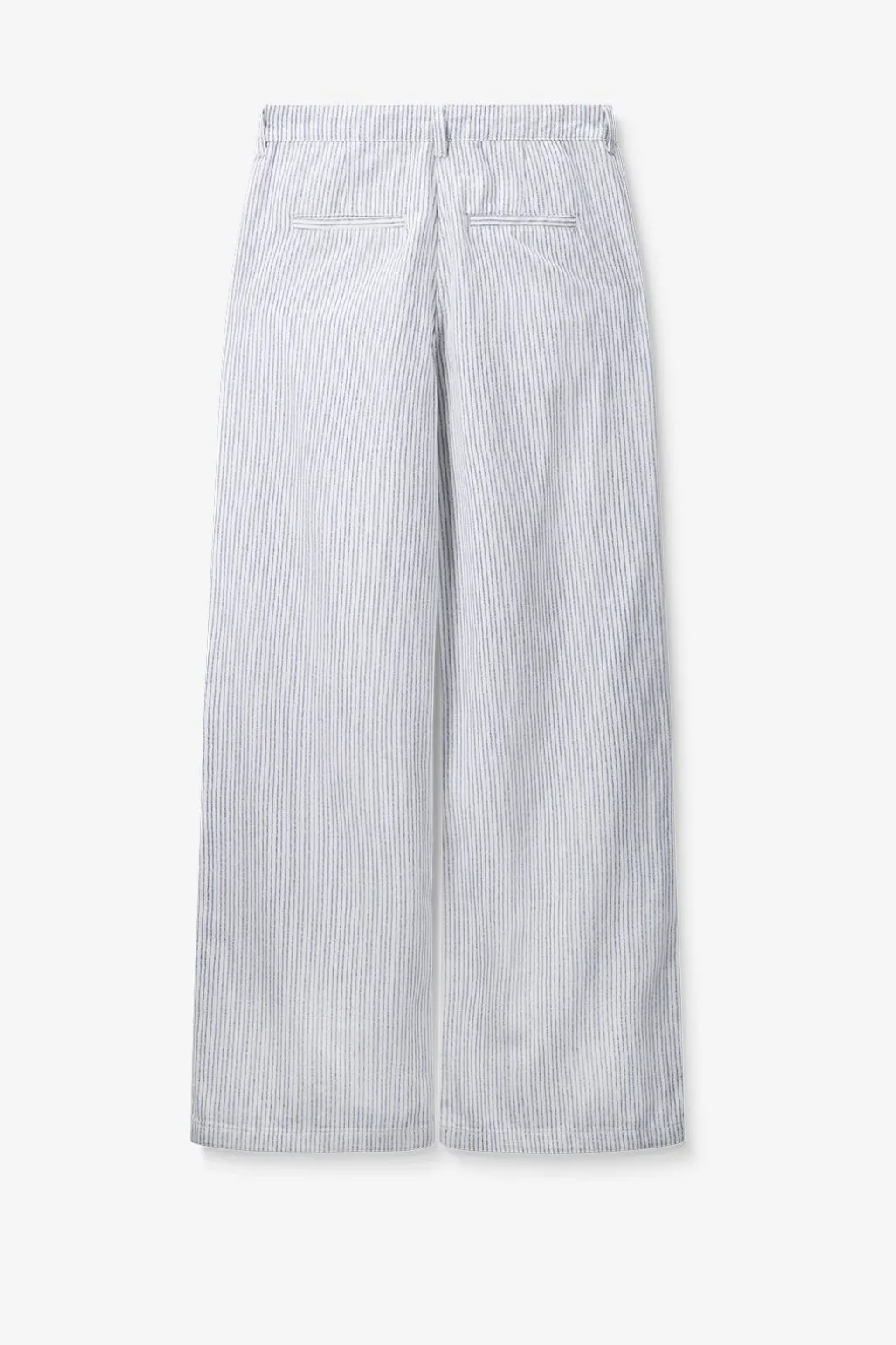 Wit gestreepte broek