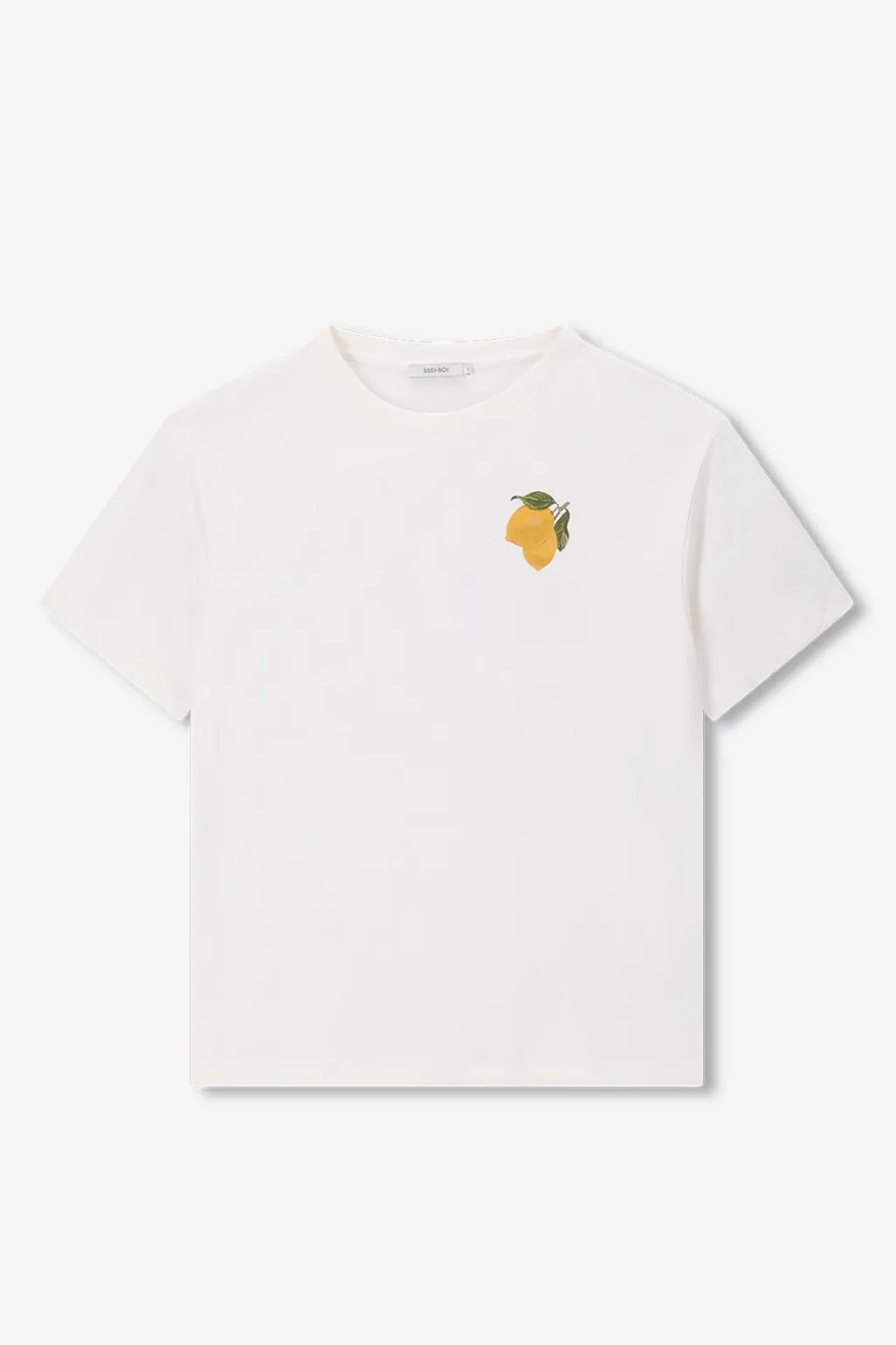 Wit oversized T-shirt met artwork