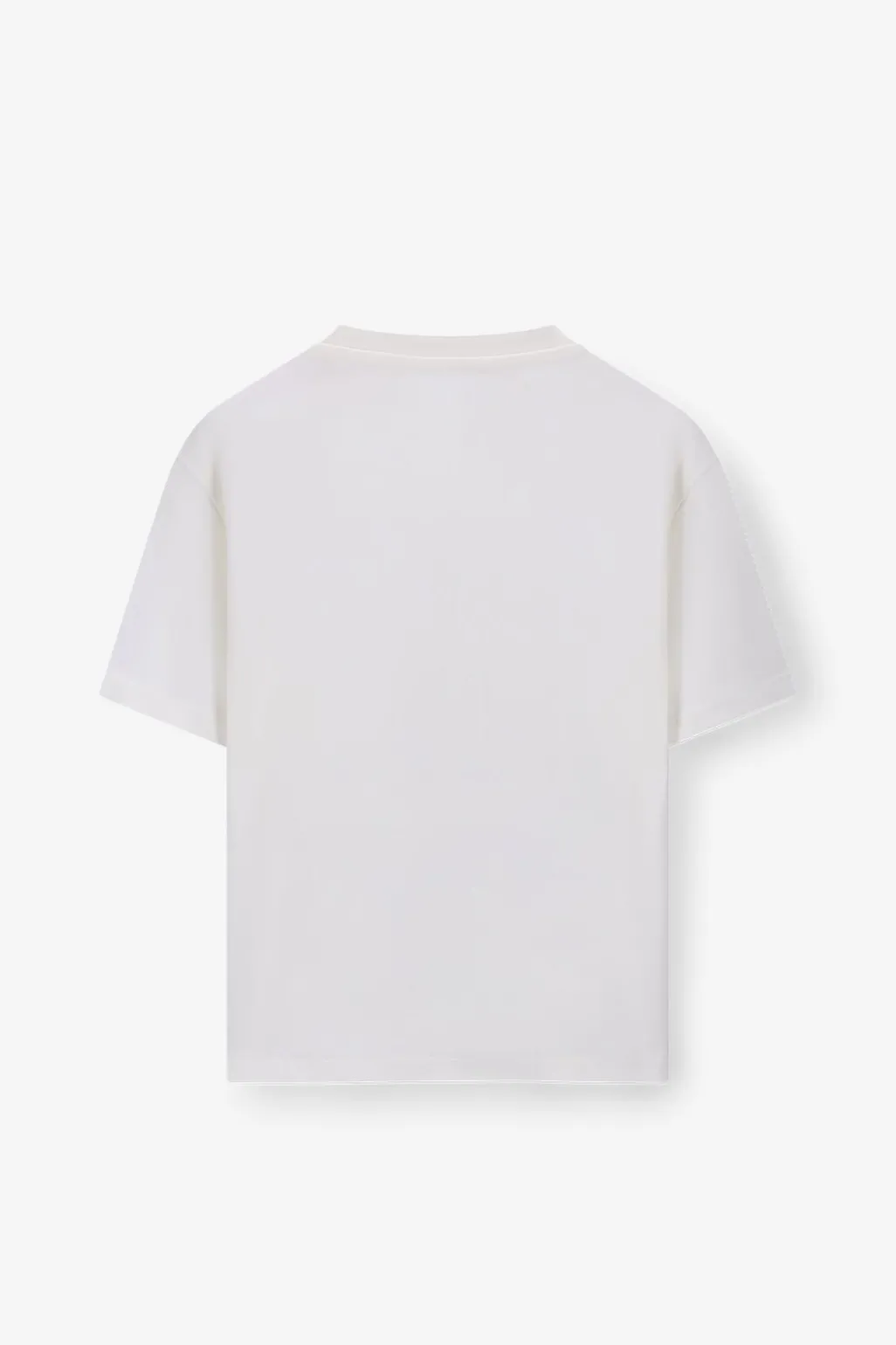 Wit oversized T-shirt met print
