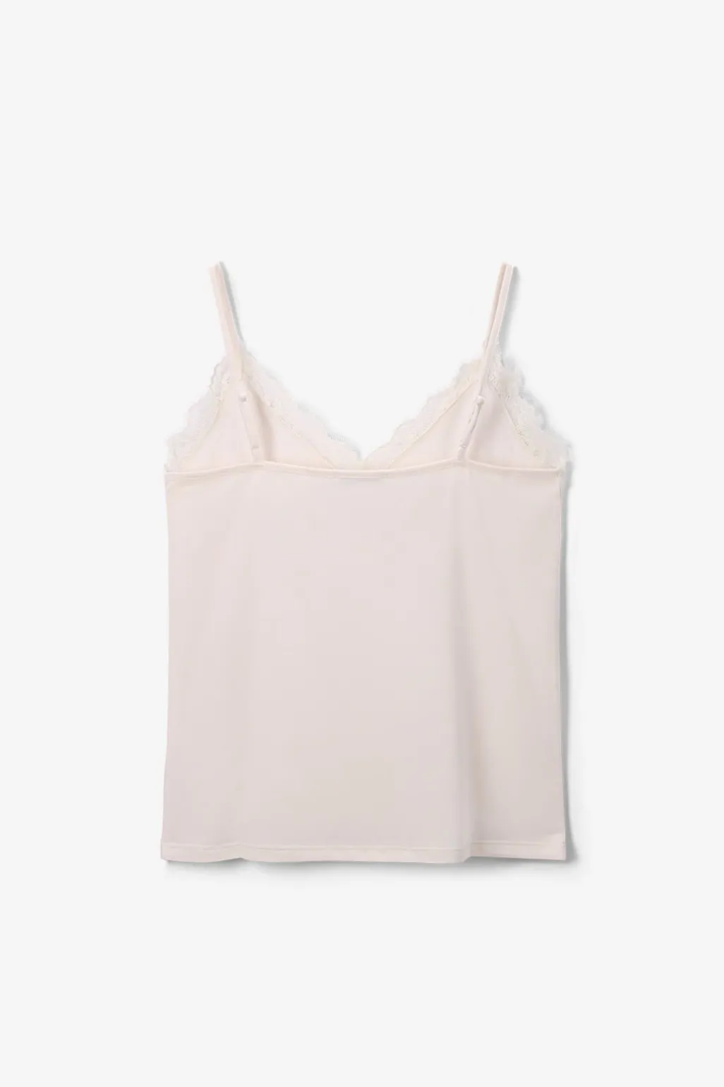Wit singlet met kant