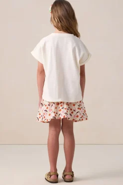 Wit T-shirt met artwork