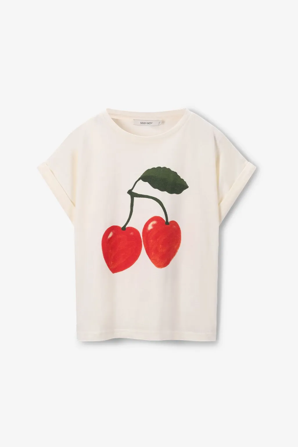 Wit T-shirt met artwork