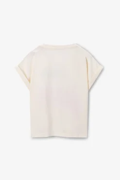 Wit T-shirt met artwork