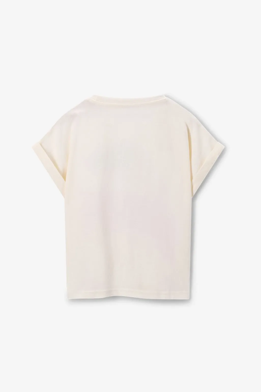 Wit T-shirt met artwork