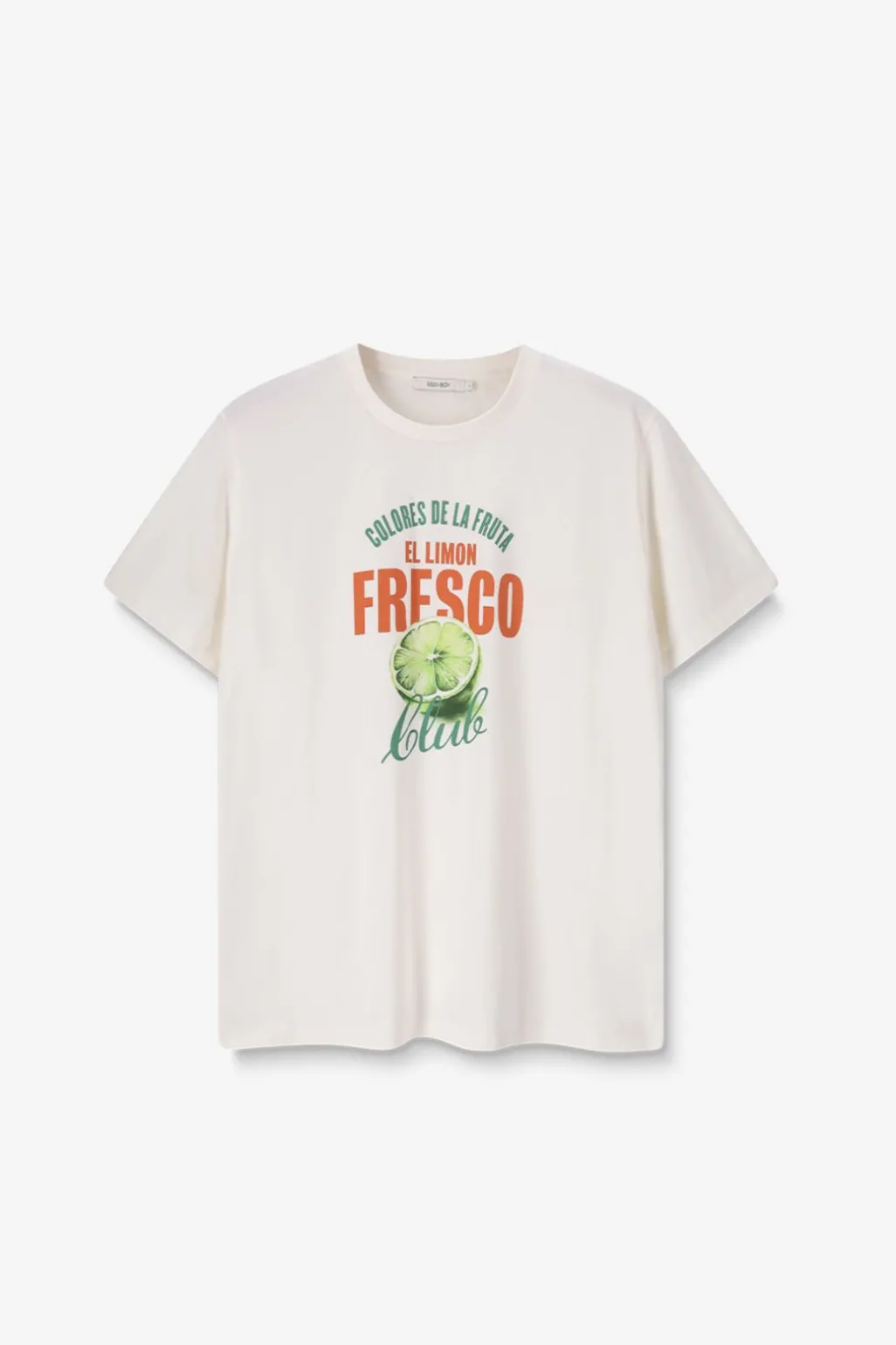Wit T-shirt met artwork
