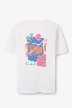 Wit T-shirt met artwork