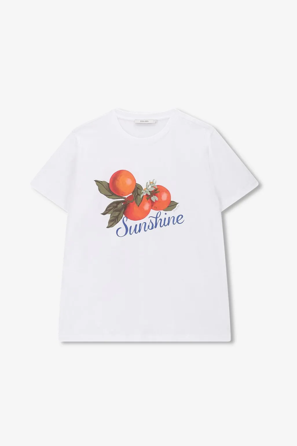 Wit T-shirt met artwork