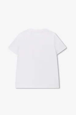 Wit T-shirt met artwork