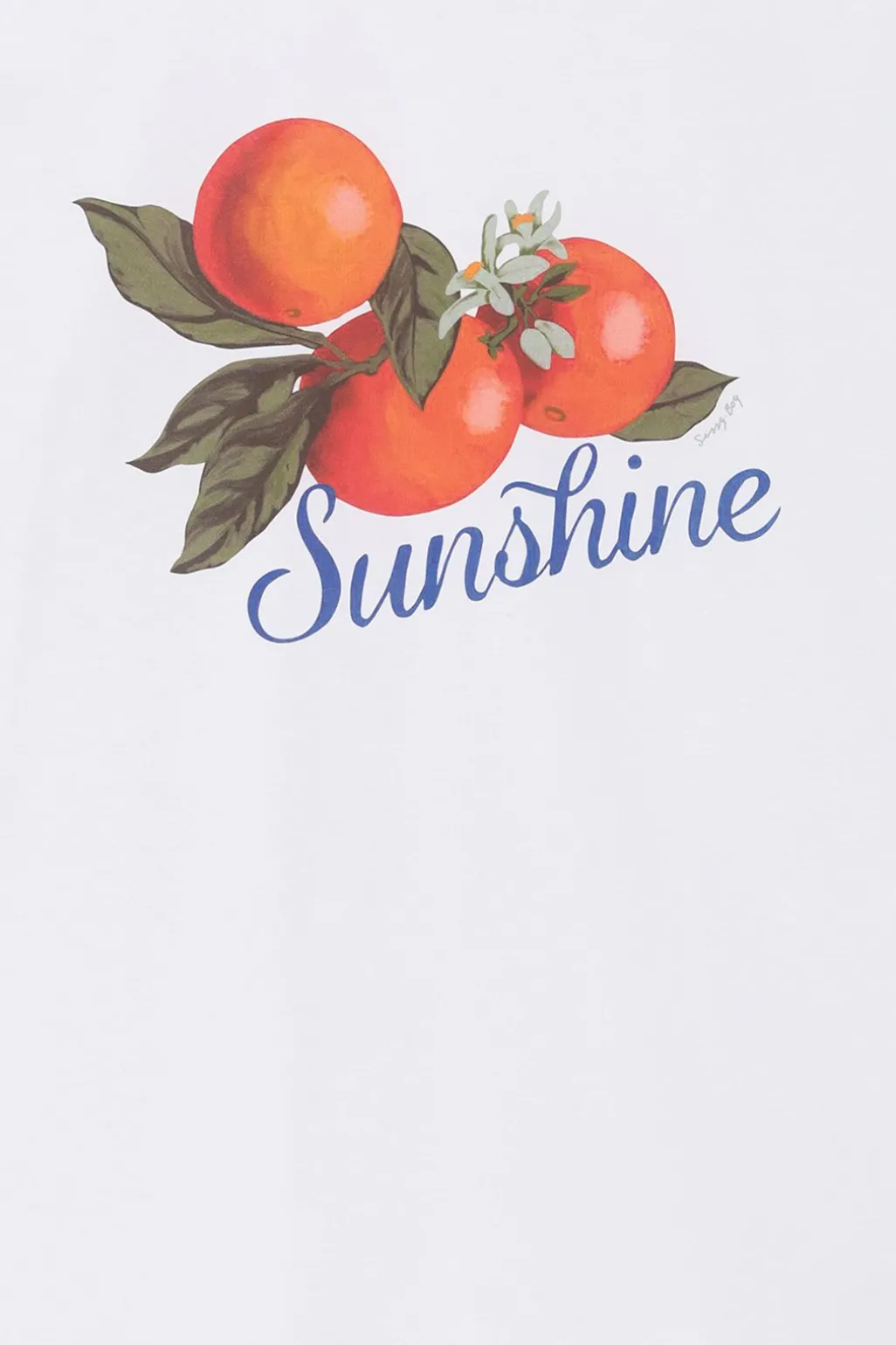 Wit T-shirt met artwork