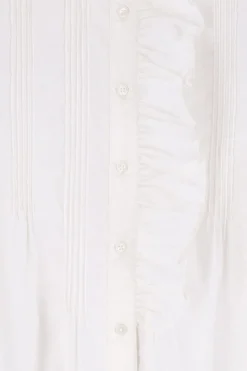 Witte blouse met borduurwerk