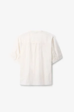 Witte blouse met embroidery
