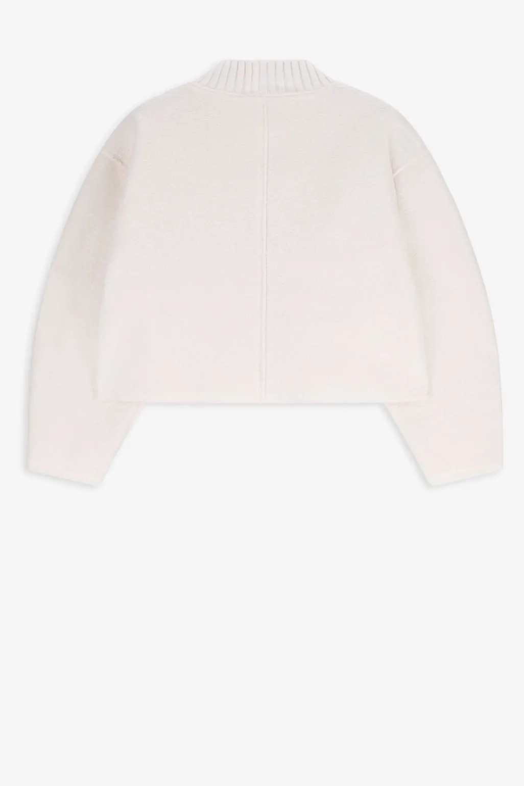 Witte boucle sweater