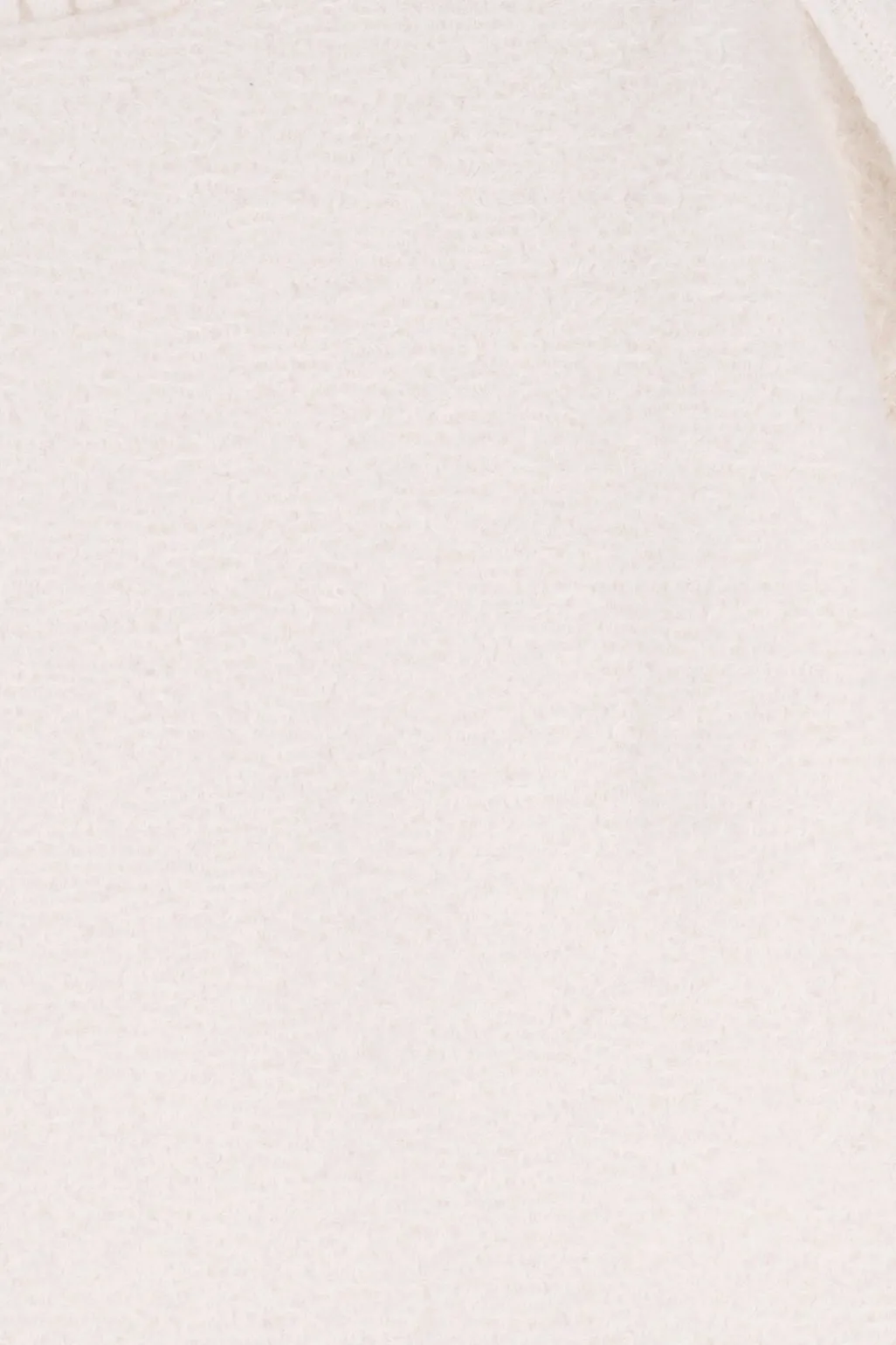 Witte boucle sweater