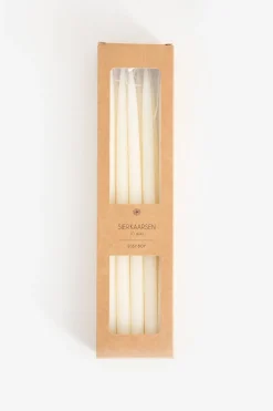 Witte dunne sierkaarsen 28cm