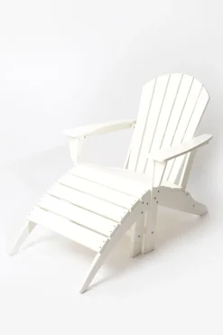 Witte fanback chair