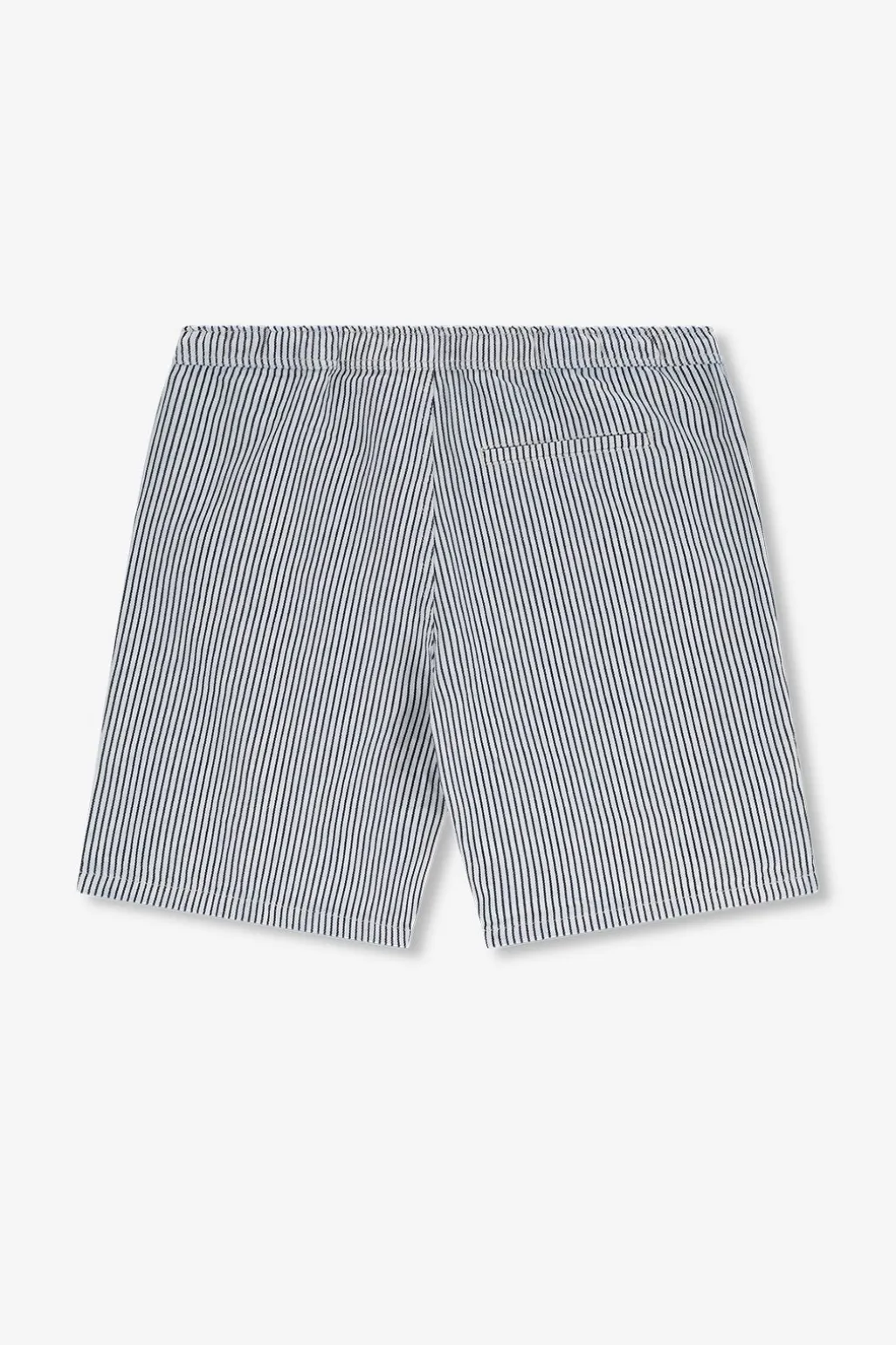 Witte gestreepte short