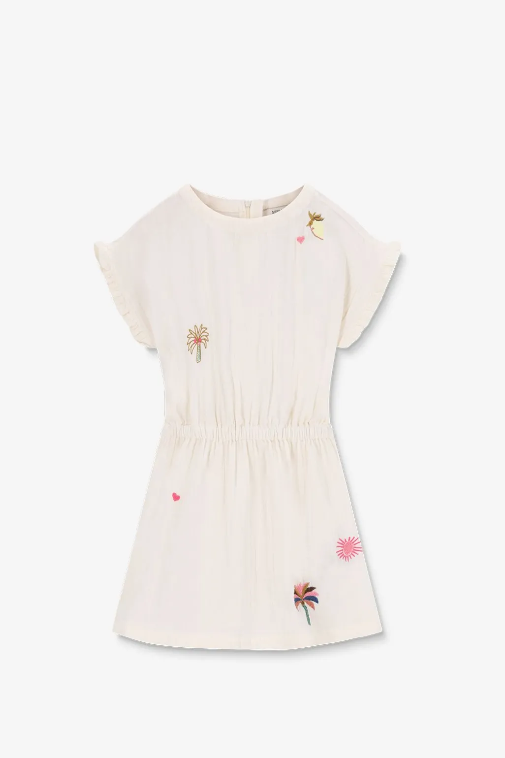 Witte jurk met embroidery