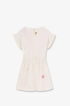 Witte jurk met embroidery
