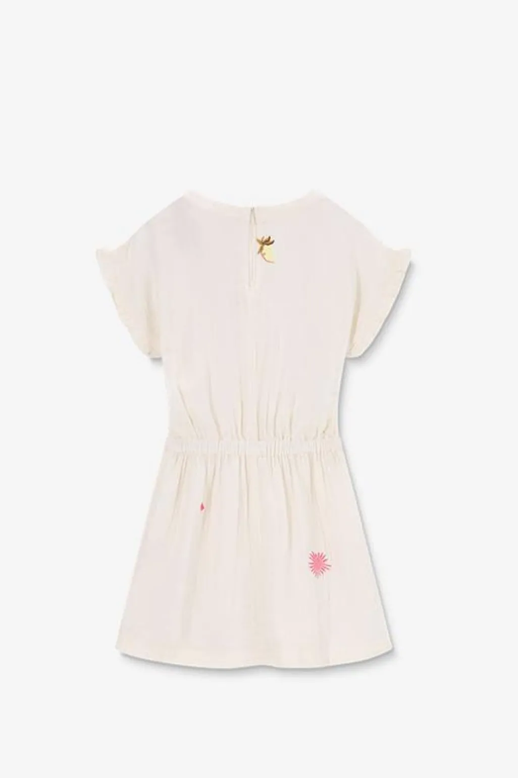 Witte jurk met embroidery