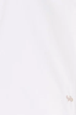 Witte katoenen blouse