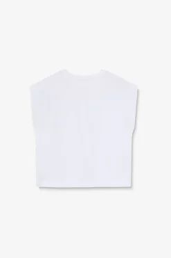 Witte mouwloze top