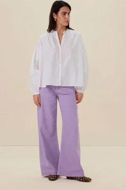 Witte oversized blouse
