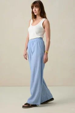 Witte rib singlet