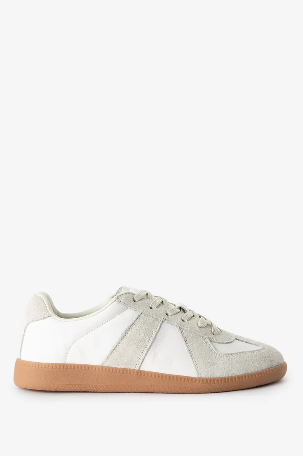 Witte suède leren sneakers