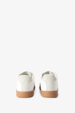 Witte suède leren sneakers