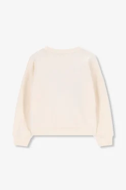 Witte sweater met artwork