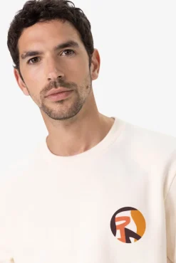 Witte sweater met print
