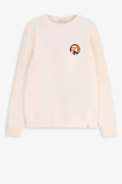 Witte sweater met print
